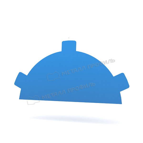 Заглушка конька круглого простая NormanMP (ПЭ-01-5015-0.5) продажа в Кургане, по цене 277.2 ₽.