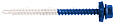 Купить недорогой Саморез 4,8х70 RAL5005 (синий насыщенный) в Компании Металл Профиль.
