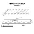 Металлочерепица МЕТАЛЛ ПРОФИЛЬ Ламонтерра-XL (VikingMP-01-3005-0.45)